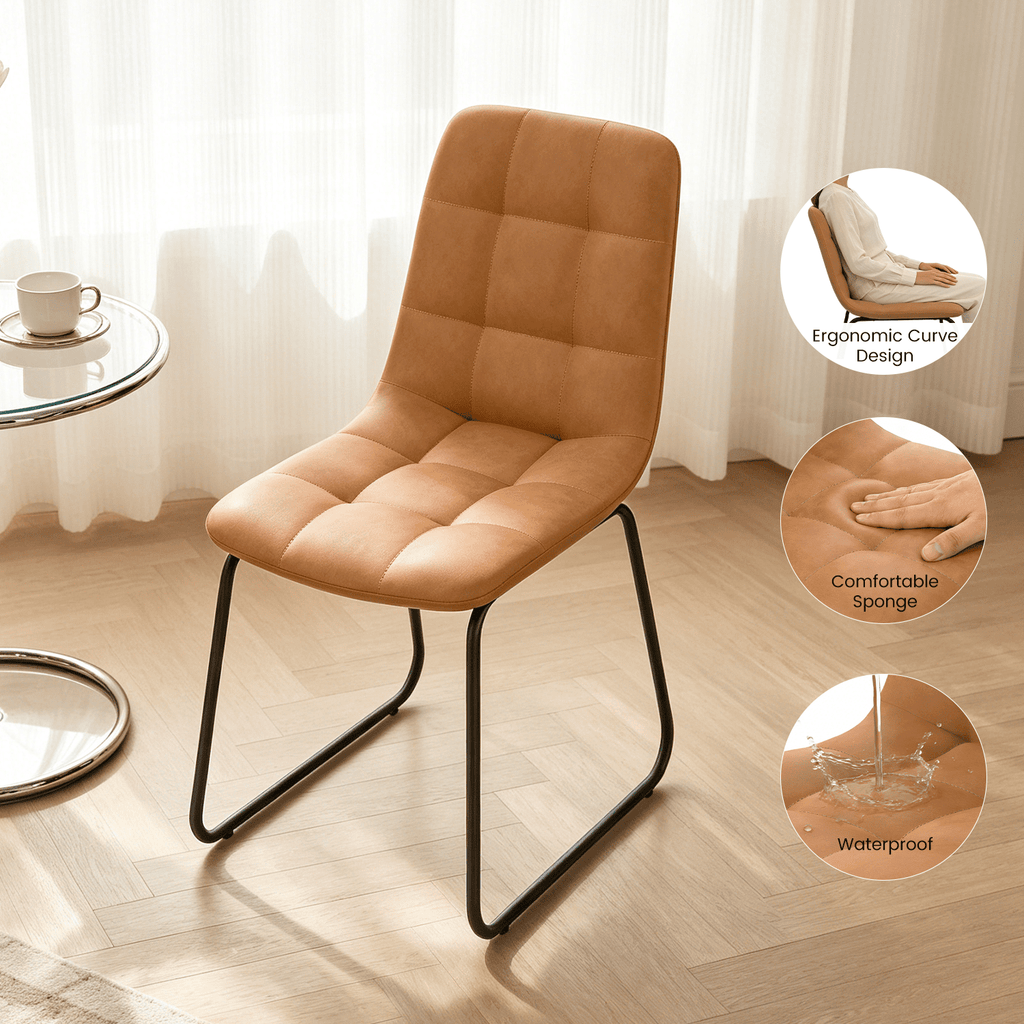 Small Round Dining Table for 2-4 People, 31.7 Modern Round Kitchen Table, Space-Saving Table for Living Dining Room, Coffee ,Apartment